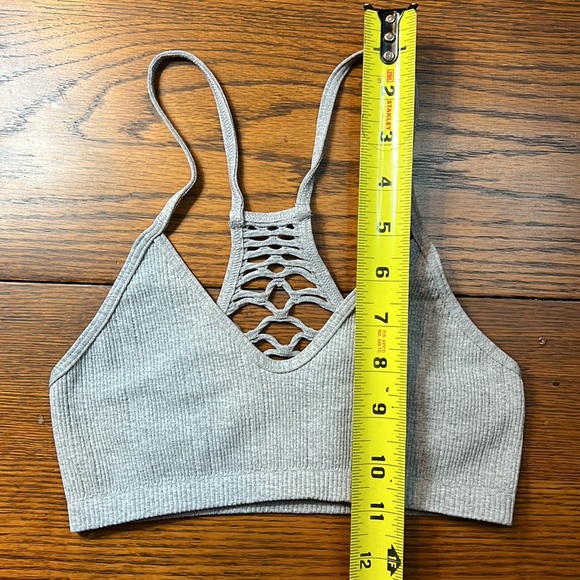 Free People Intimates Seamless Ribbed Baby Racerback Bralette - Picture 9 of 11